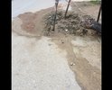Разбитый участок дороги