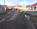 Ямы. отсутствует пешеходная дорожка
