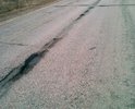 Дорога капитально не ремонтировалась с момента ее постройки в 2001 году, чуть только подлатали, но это никак не решает проблему.