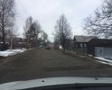 Одна из самых больших центральных улиц города, в данном месте пришла в негодность, ранее был асфальт, местами еще проглядываются куски.