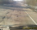 Дорога разрушается быстро.