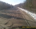 Дорога разрушается быстро.