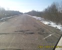 Дорога разрушается быстро.