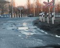 На протяжении всего Новосильского шоссе ямы и выбоины, особенно на жд переезде, подвеску оставить уж точно оставить можно