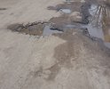 Дорога в неудовлетворительном состоянии.