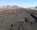 Продолжительный участок трассы с постоянными ямами