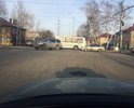 На выезде с улицы Героев Чубаровцев на улицу Большую Подгорную образовалась глубокая яма, по ходу движения.