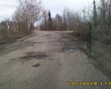 Традиционные ямки, каждый год ремонтируют на зиму и хватает.