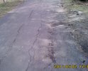 В парке дорога разрушена.