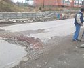 Требуется ремонт участка дороги на ул. Бирюкова (рядом с домом № 13).