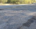 Разбитая дорога от аэропорта Домодедово