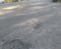 Разбитая дорога от аэропорта Домодедово