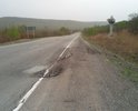 В ходе рейда с. Раздольное - с. Зарубино, на участке автодороги А-189 между 29км и знаком "Хасанский район" был выявлен участок автодороги имеющий признаки просидания почвы под дорожным полотном, имеются следы недавнего ямочного ремонта, но он был проведён без учёта деформации дорожного олотна, на некоторых участках перепад высот достигает 15 см.