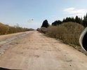 Старая Русса-Астрилово .Теперь и по обочине невозможно ехать. И вот так со скоростью 20-40 км\ч. Расстояние минимум километров 30.