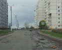участок дороги от ул. Винокурова до ул. Советская- как после бомбежки - одни ямы