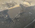 Асфальт исчез с участка очень давно.