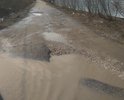Асфальт исчез с участка очень давно.
