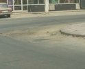 На пересечении улиц Черноморская/Красноармейская огромная яма, регулярно создающая опасность для участников дорожного движения.