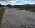 Въезд с федеральной трассы в п. Теплоозерск, оставляет желать лучшего, а если честно, просто стыдно, за такую дорогу!!!