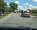 Дорога целиком состоит из вмятин и низкокачественных латок, образуются ямы. Необходима замена полотна