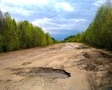 Асфальт постепенно превращается в глину