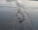 Дорога на мосту через р.Чибью.