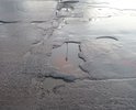 Дорога на мосту через р.Чибью.