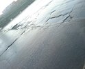 Дорога на мосту через р.Чибью.