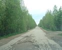 Дорога к конечной автобусной остановке маршрута №118. Надеюсь, не отменят маршрут ради того, чтобы не делать дорогу.
