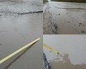 Состояние автодороги Ухта-Ярега. Фотографии взял с сайта газеты PROГород по ссылке http://progoroduhta.ru/news/7496, так как они более детально и качественно выполнили фотографии. Сам лично проезжал по этой дороге 21.06.2017, не стал останавливаться для выполнения фотографий, чтобы не создать аварийную ситуацию, дорога в ужасном состоянии.