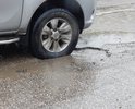 Состояние автодороги Ухта-Ярега. Фотографии взял с сайта газеты PROГород по ссылке http://progoroduhta.ru/news/7496, так как они более детально и качественно выполнили фотографии. Сам лично проезжал по этой дороге 21.06.2017, не стал останавливаться для выполнения фотографий, чтобы не создать аварийную ситуацию, дорога в ужасном состоянии.