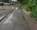 Разбитая дорога перед домом 41 на Ленинградском шоссе