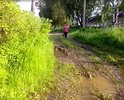 До нашей деревни от последнего клочка асфальта в посёлке Неклюдово всего 1 (один) километр, но этот километр ни пройти, ни проехать: пешком –только в резиновых сапогах по колено, а на машине – лишь на мощном внедорожнике. Постоянные жители Митенино вынуждены покидать свои дома на зиму и периоды осенней и весенней распутицы из-за транспортной недоступности для машин скорой помощи и МЧС. Кстати, расстояние от крайних домов до леса менее ста метров! Для огня, будет гореть дом или лес - это не проблема. Ну, а если для КАМАЗа или УРАЛа МЧС наша «дорога» небольшая проблема, то для «буханки» «скорой» в сопровождение нужно отправлять ещё и трактор.