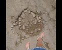 Дорога рядом с домом находится в ужасном состоянии, огромные ямы, невозможно ездить, очень просим Вас повлиять на ремонт дороги