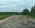 Участок дороги разбит в хлам лесовозами...
