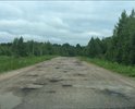 Участок дороги разбит в хлам лесовозами...