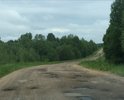 Участок дороги разбит в хлам лесовозами...