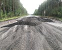 Асфальта практически нет, разбит лесовозами.