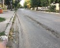 Продавленный асфальт у остановки Пушкина.