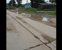 Дорога отсутствует по всей протяженности переулка, особенно около ипподрома и около дома 45. Из подобия дороги торчит арматура, огромные лужи, невозможно ходить пешком, на автомобиле порвано ни одно колесо. Администрация не реагирует на обращения о просьбе хотя бы засыпать ямы около ипподрома.
