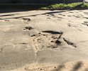Дорога, по которой ездит ОБЩЕСТВЕННЫЙ ТРАНСПОРТ, полностью убита, там даже велосипеду сложно проехать. Несколько ям засыпаны щебенкой, но это не ремонт