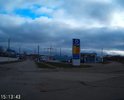 Перекресток, на котором сходится транзитная дорога с дорогой, ведущей к градообразующему предприятию. Требуется капитальный ремонт.