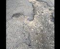 На Степной, мной уже более 10-ти дней наблюдается повреждение дорожного покрытия в виде ямы, размеры которой превышают нормативно допустимые, установленные п.3.1.2 ГОСТ Р 50597-93, и которая представляет явную опасность для дорожного движения.