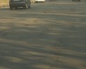 Проезжая часть в трещинах и латках