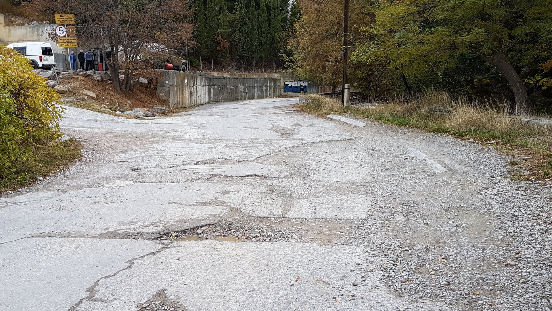 Ялта, посёлок городского типа Гаспра — Проект Общественной организации  Убитые Дороги «Дорожная инспекция / Карта убитых дорог»