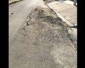 Просел асфальт на небольшом участке