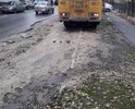 После проведения ремонта теплотрассы, дорога у школы так и не была приведена в надлежащий вид уже как 2 года!!!