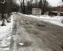 От ул.Менжинского до ул.Кравчинского асфальт разбили мусоровозы, которые свозили сюда весь городской мусор. Снимки сделаны зимой, когда немного укатали ямы, но весной, летом и осенью - острые края и глубина рытвин до 40 см. Если учесть, что рядом наша гордость - Георгиевский собор, то стоит заехать от него чуть дальше, то полная засада.