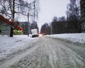 Данный участок дороги не чистят, это ситуация на 16-00 23.01.18. Снегопад давно закончился.