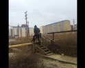 В таком состоянии находится дорога к 31 саду, который находится по адресу г.Каспийск, ул.Дербентская,1